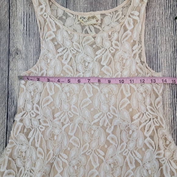 Free People Miles of Lace Sleeveless Lined Dress - Picture 7 of 8